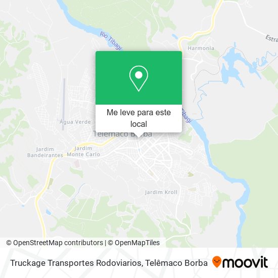 Truckage Transportes Rodoviarios mapa