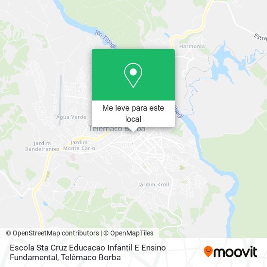 Escola Sta Cruz Educacao Infantil E Ensino Fundamental mapa