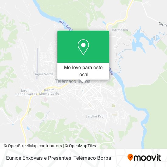 Eunice Enxovais e Presentes mapa