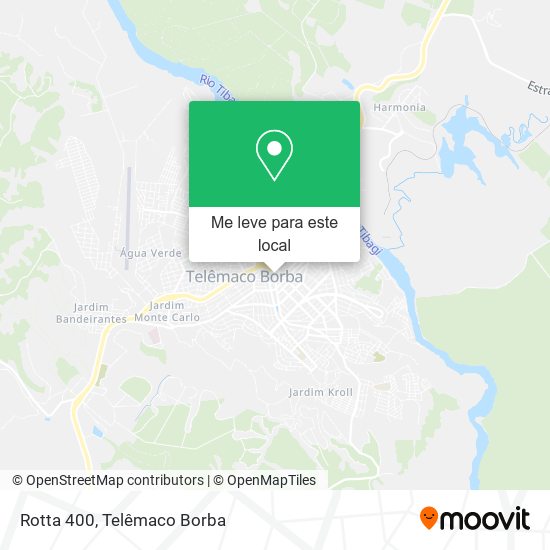 Rotta 400 mapa