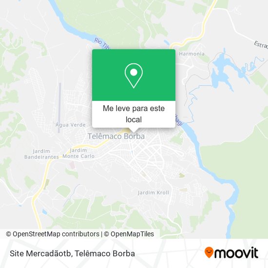 Site Mercadãotb mapa