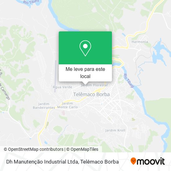 Dh Manutenção Industrial Ltda mapa
