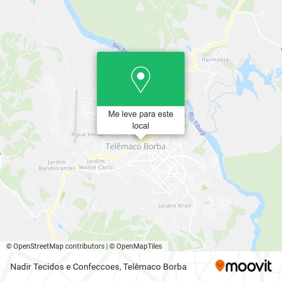 Nadir Tecidos e Confeccoes mapa