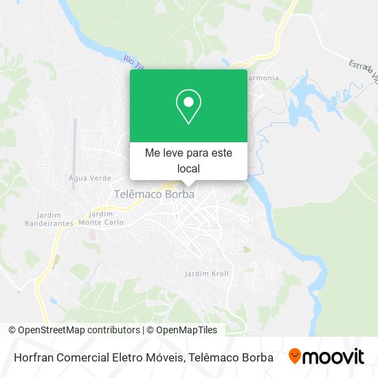 Horfran Comercial Eletro Móveis mapa