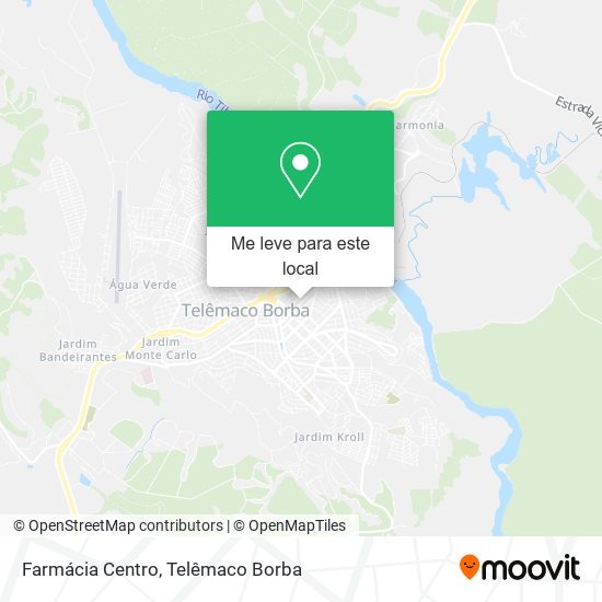 Farmácia Centro mapa