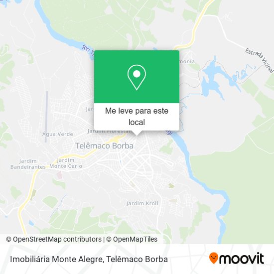 Imobiliária Monte Alegre mapa