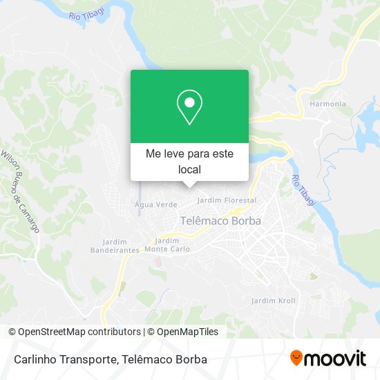 Carlinho Transporte mapa