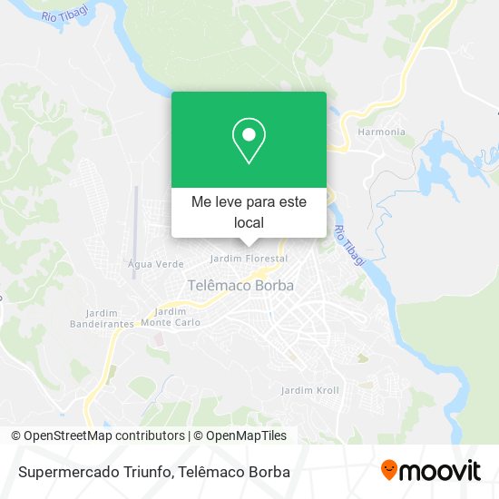 Supermercado Triunfo mapa