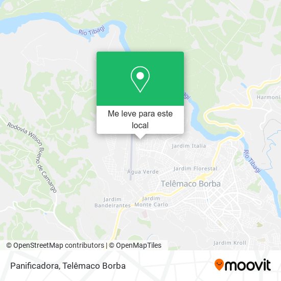 Panificadora mapa