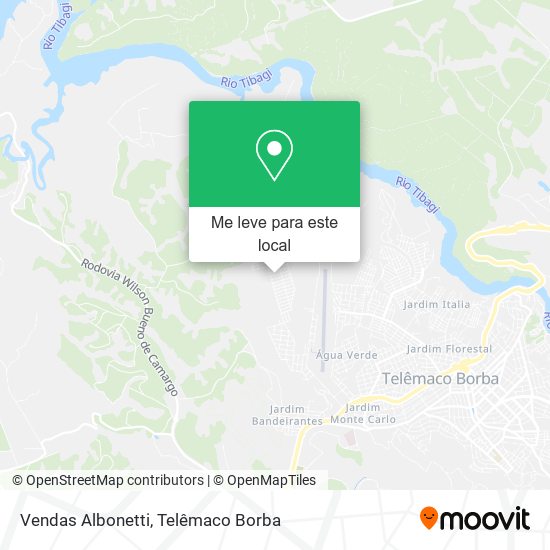 Vendas Albonetti mapa