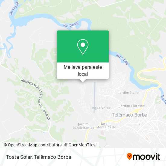 Tosta Solar mapa