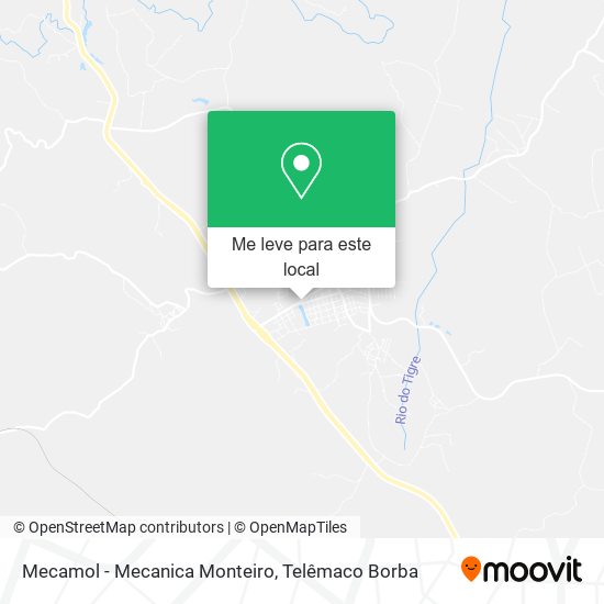 Mecamol - Mecanica Monteiro mapa