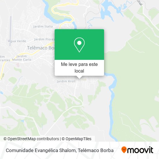 Comunidade Evangélica Shalom mapa