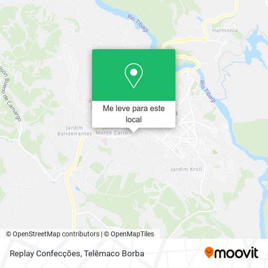 Replay Confecções mapa