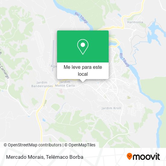 Mercado Morais mapa