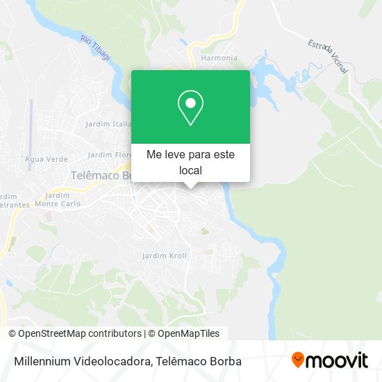 Millennium Videolocadora mapa