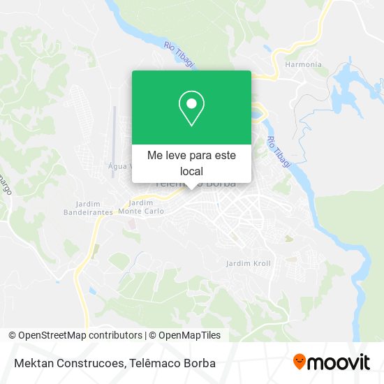 Mektan Construcoes mapa