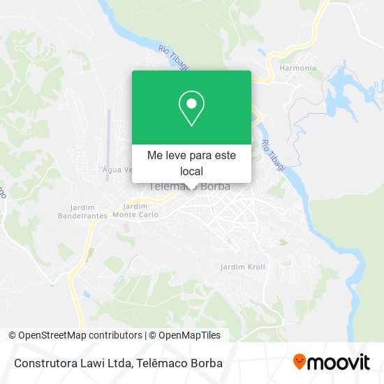 Construtora Lawi Ltda mapa