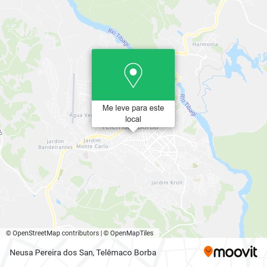 Neusa Pereira dos San mapa