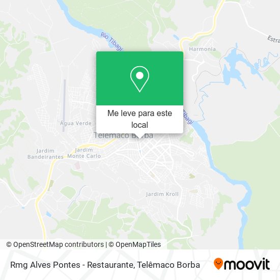 Rmg Alves Pontes - Restaurante mapa