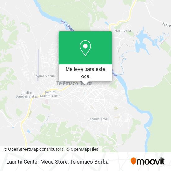 Laurita Center Mega Store mapa