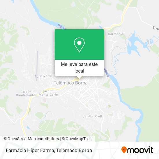 Farmácia Hiper Farma mapa