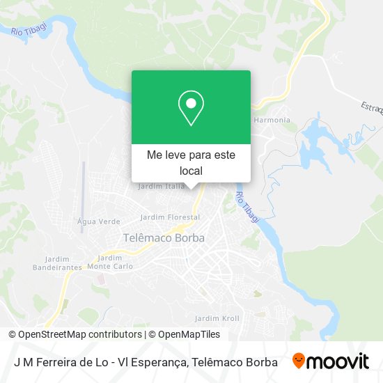 J M Ferreira de Lo - Vl Esperança mapa
