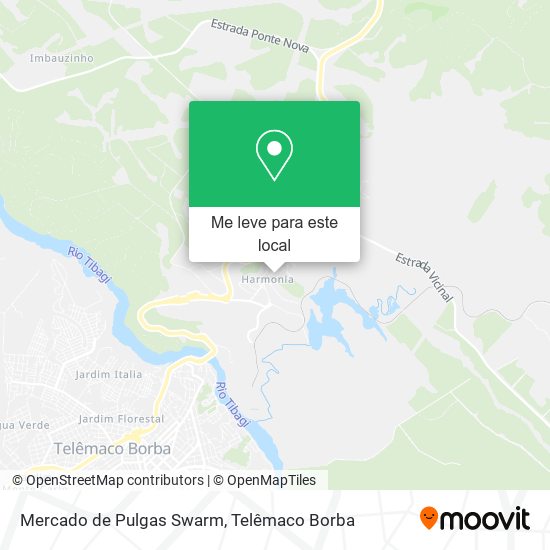 Mercado de Pulgas Swarm mapa