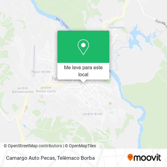 Camargo Auto Pecas mapa