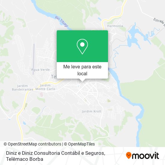 Diniz e Diniz Consultoria Contábil e Seguros mapa