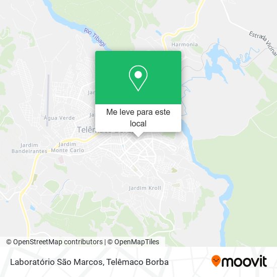 Laboratório São Marcos mapa