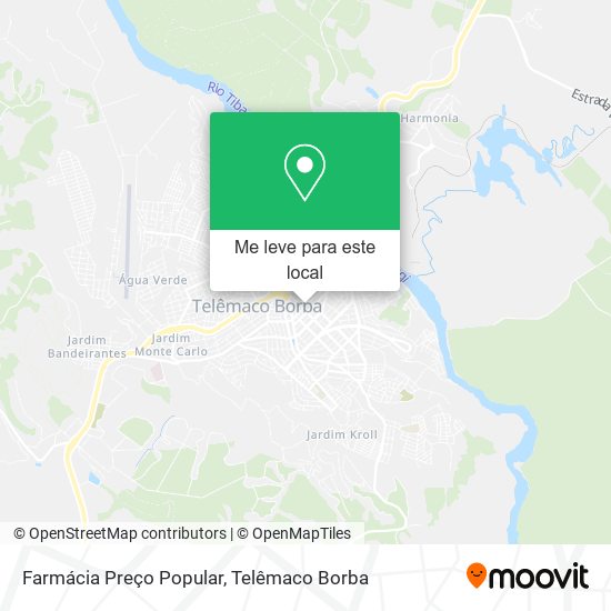 Farmácia Preço Popular mapa