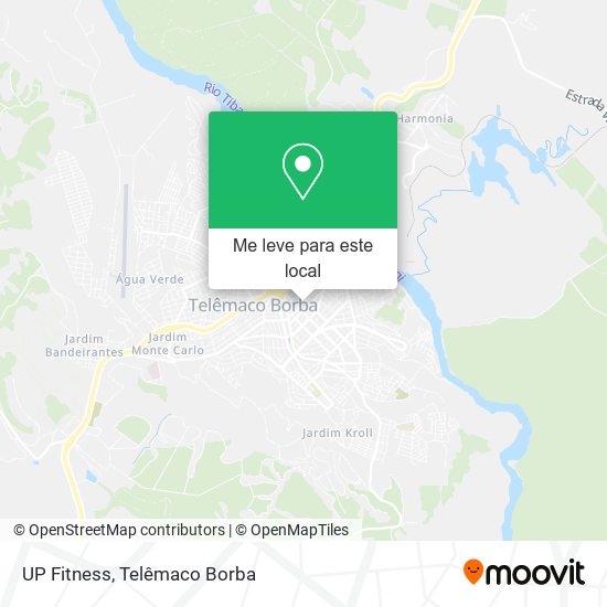 UP Fitness mapa