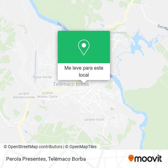 Perola Presentes mapa