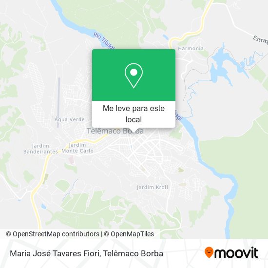 Maria José Tavares Fiori mapa