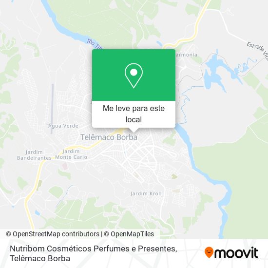 Nutribom Cosméticos Perfumes e Presentes mapa