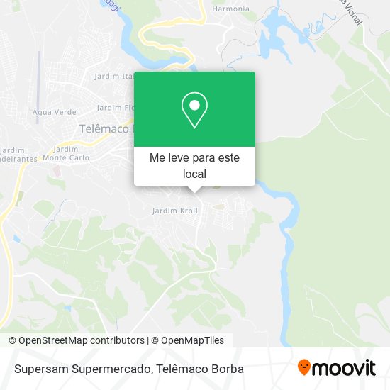 Supersam Supermercado mapa