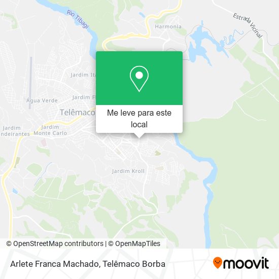 Arlete Franca Machado mapa