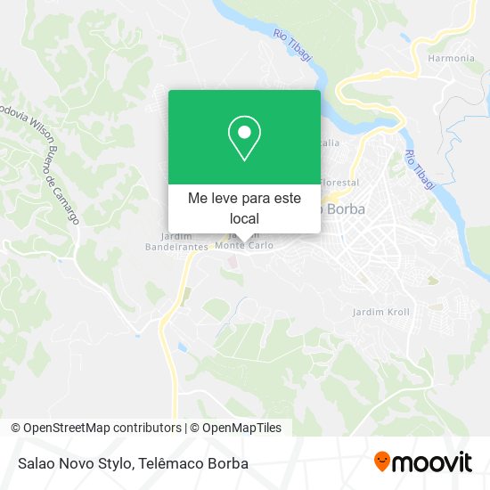 Salao Novo Stylo mapa