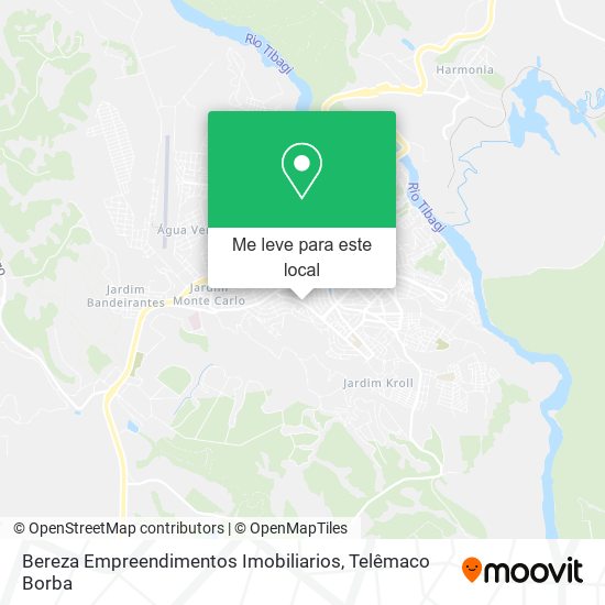 Bereza Empreendimentos Imobiliarios mapa