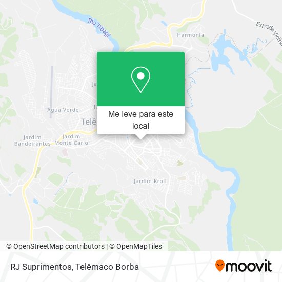 RJ Suprimentos mapa
