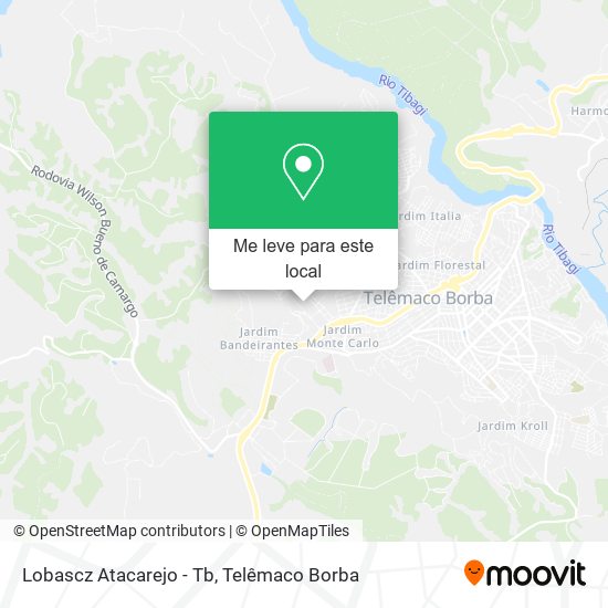Lobascz Atacarejo - Tb mapa