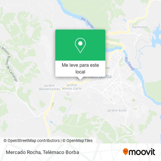 Mercado Rocha mapa