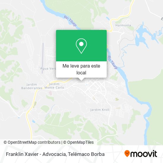 Franklin Xavier - Advocacia mapa