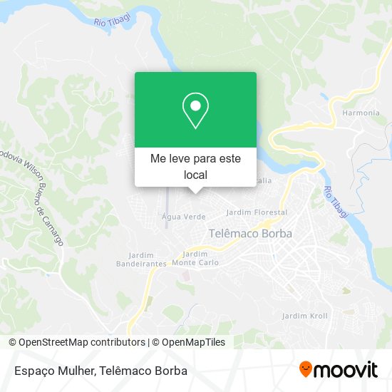 Espaço Mulher mapa