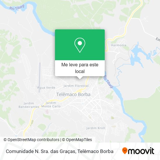 Comunidade N. Sra. das Graças mapa