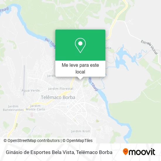 Ginásio de Esportes Bela Vista mapa