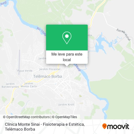 Clínica Monte Sinai - Fisioterapia e Estética mapa