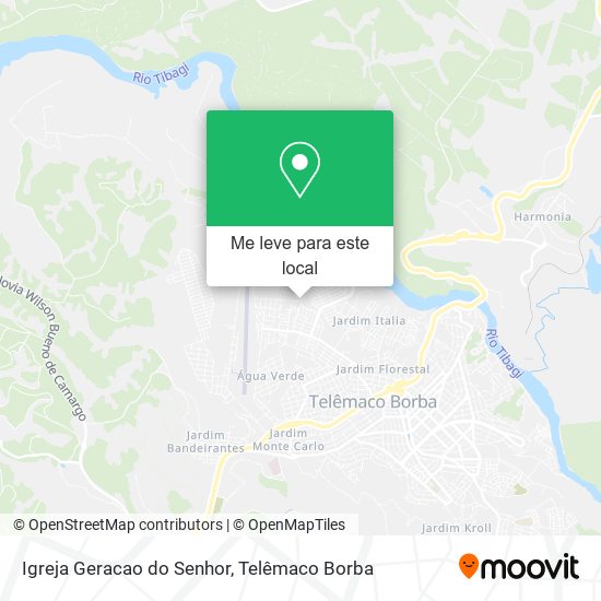 Igreja Geracao do Senhor mapa