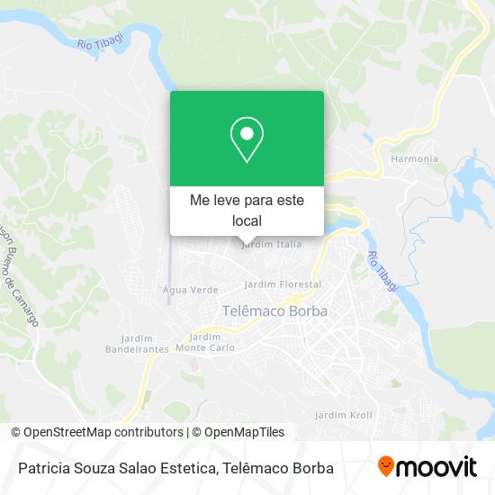 Patricia Souza Salao Estetica mapa